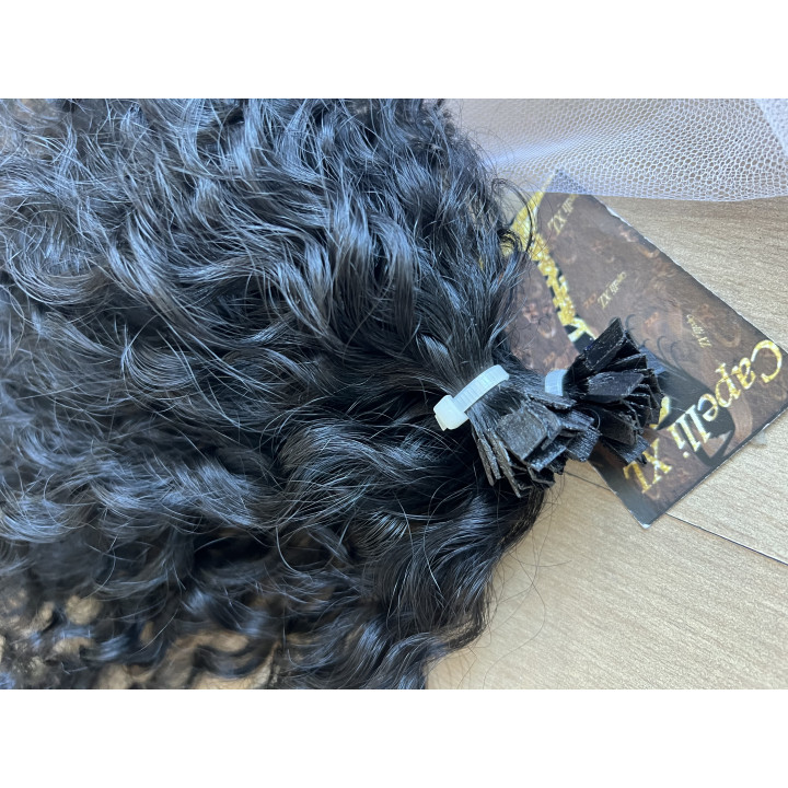 Ciocche Cheratina Ricci Capelli XL
