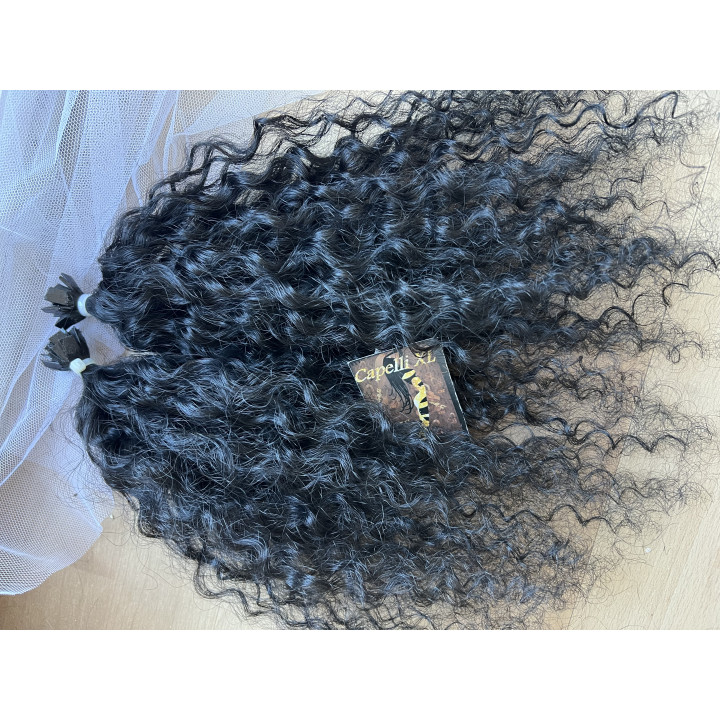 Ciocche Cheratina Ricci Capelli XL