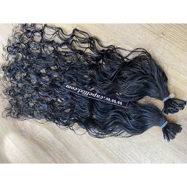Ciocche Cheratina Ricci Capelli XL