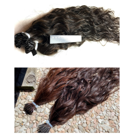 Ciocche Mossi XL Basic 1593 | Cheratina o Micro-ring | Capelli XL