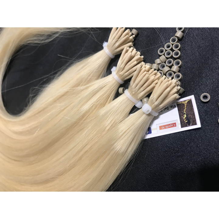 Ciocche Cheratina Biondo Capelli XL