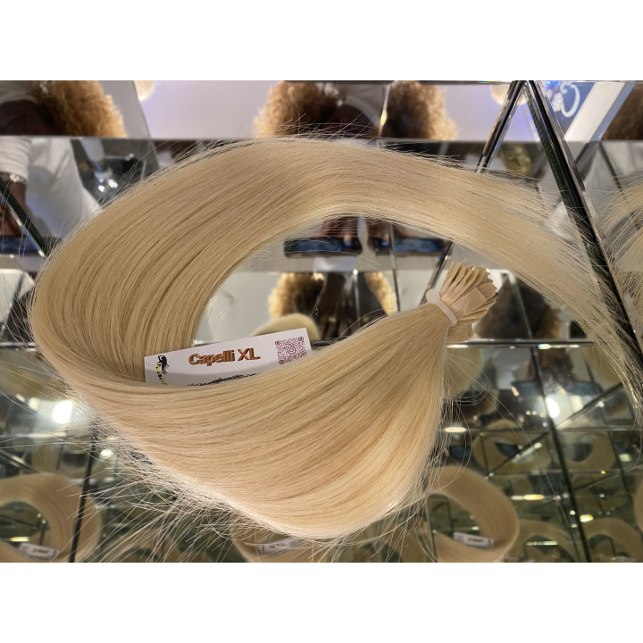 Ciocche Cheratina Biondo Capelli XL