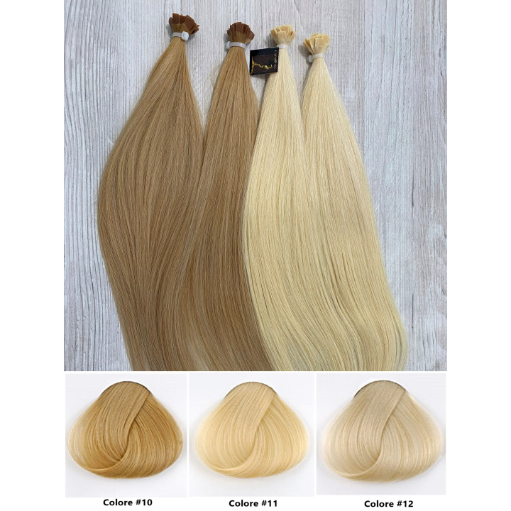 Ciocche Cheratina Biondo Capelli XL
