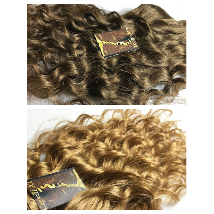 Ciocche Mossi XL Basic Biondo Naturale 1603 | Cheratina o Micro-ring | Capelli XL