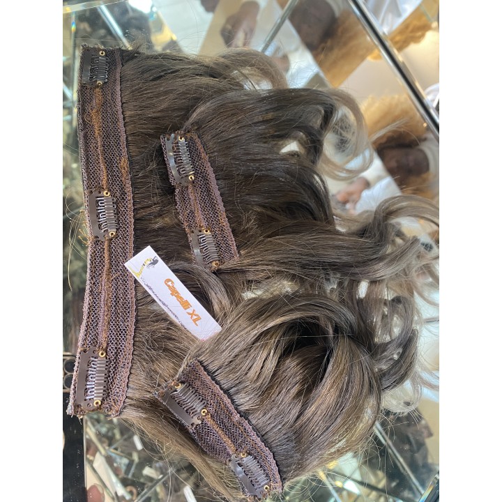 Extension Clip Balayage Biondo Cenere Platino Basic | Capelli XL