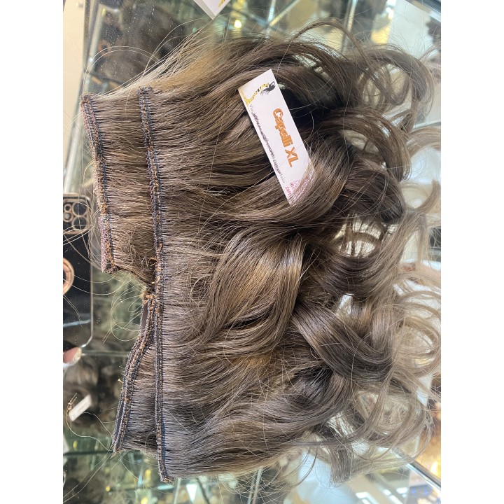 Extension Clip Balayage Biondo Cenere Platino Basic | Capelli XL