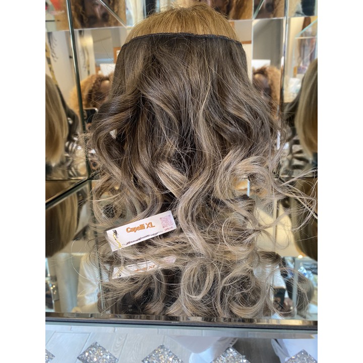 Extension Clip Balayage Biondo Cenere Platino Basic | Capelli XL