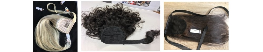 Coda di cavallo, Ponytail, Toupee, Capelli Remy,Capelli Veri,