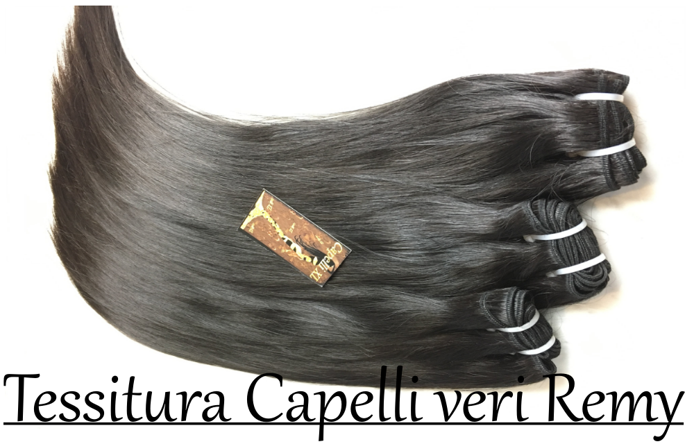 Capelli veri remy cuciti, capelli indiani per allungamento 