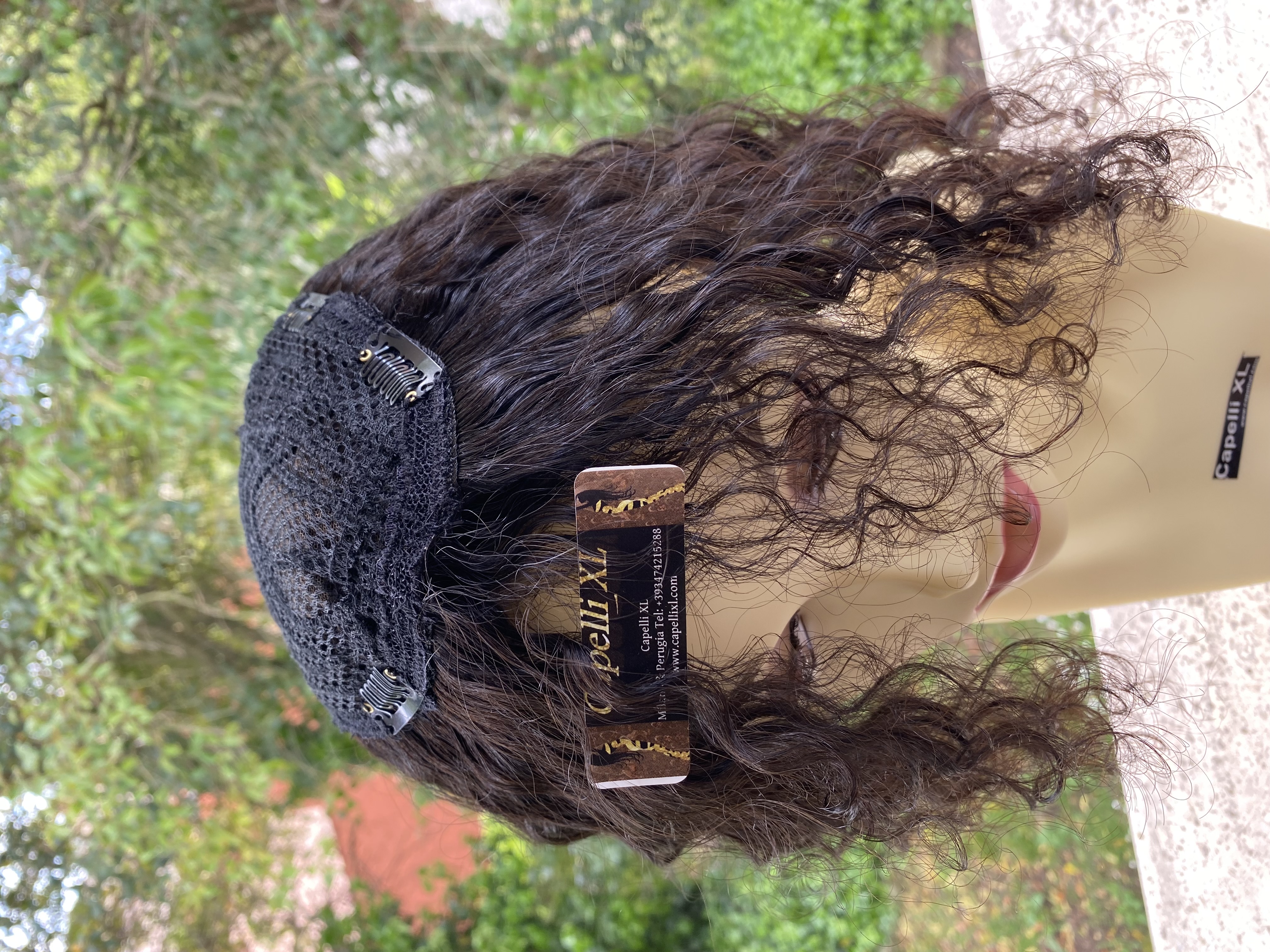 Toupet calotta con clip, per donna capelli veri remy capelli Brasiliani, da usare come infoltitore, allungamento, Vari colori disponibili