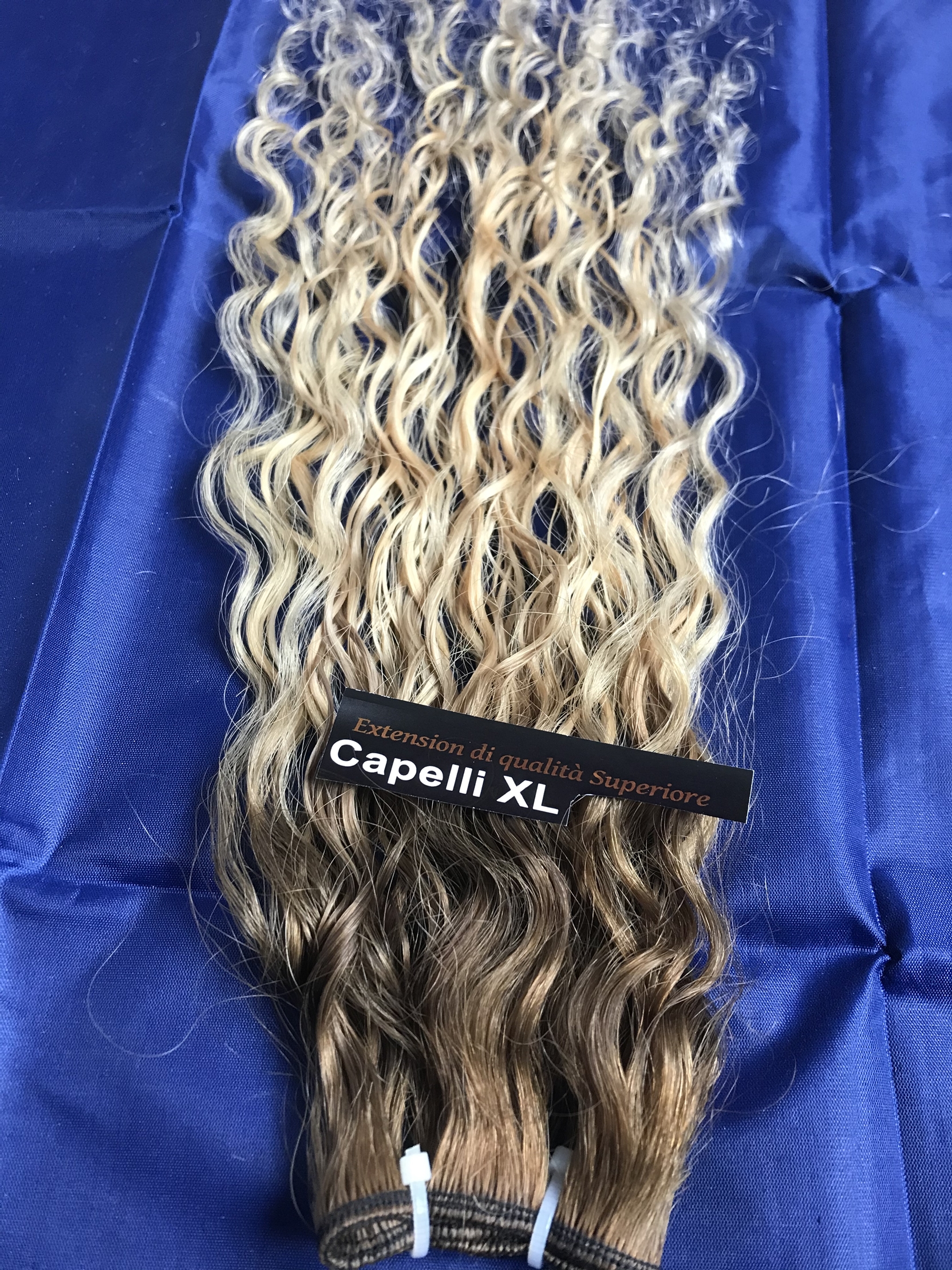 Capelli veri remy Balayage capelli ricci  sfumati Shatush