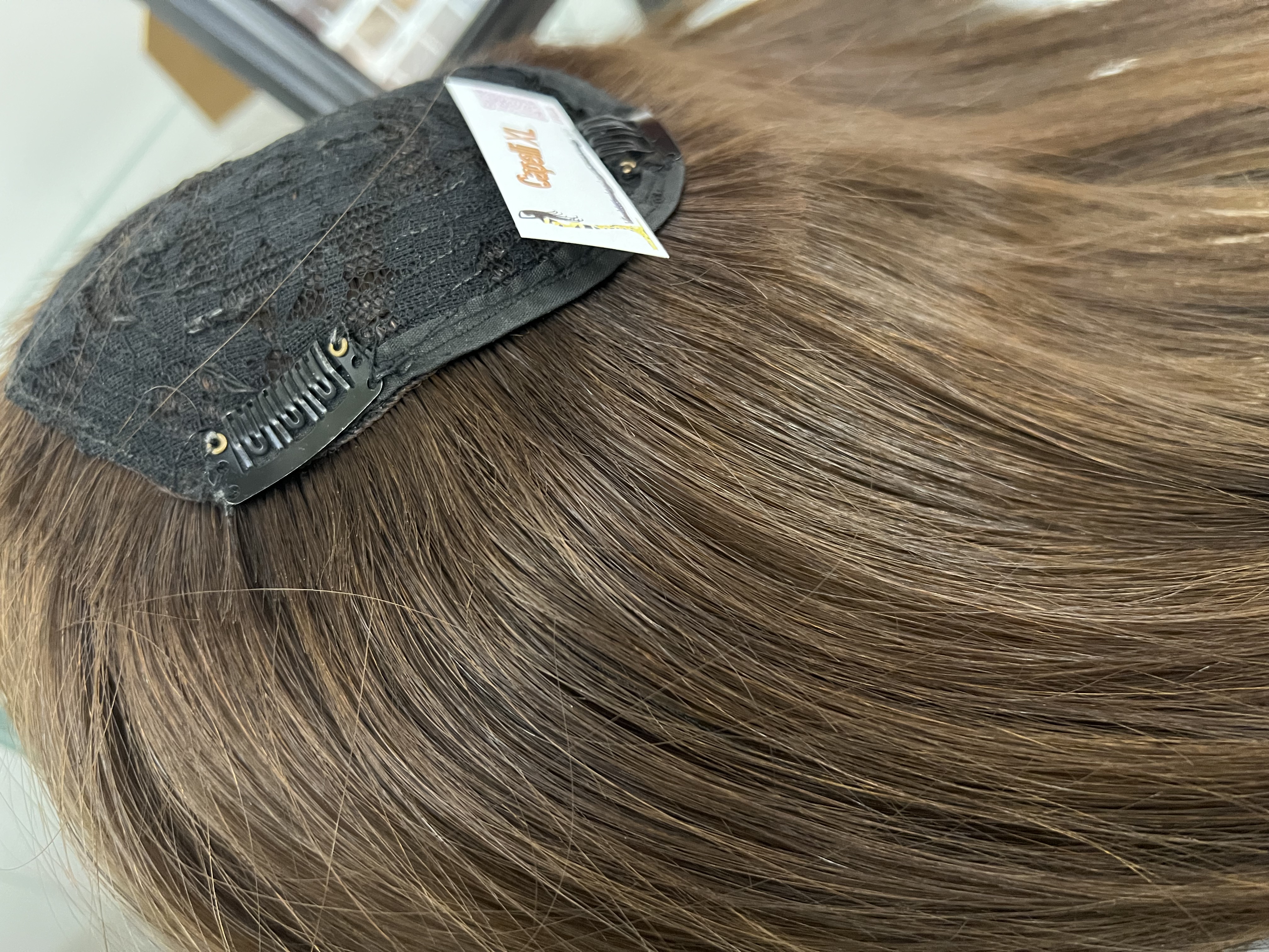 Infoltitore Base 10x11cm toupet Capelli XL dettagli interno