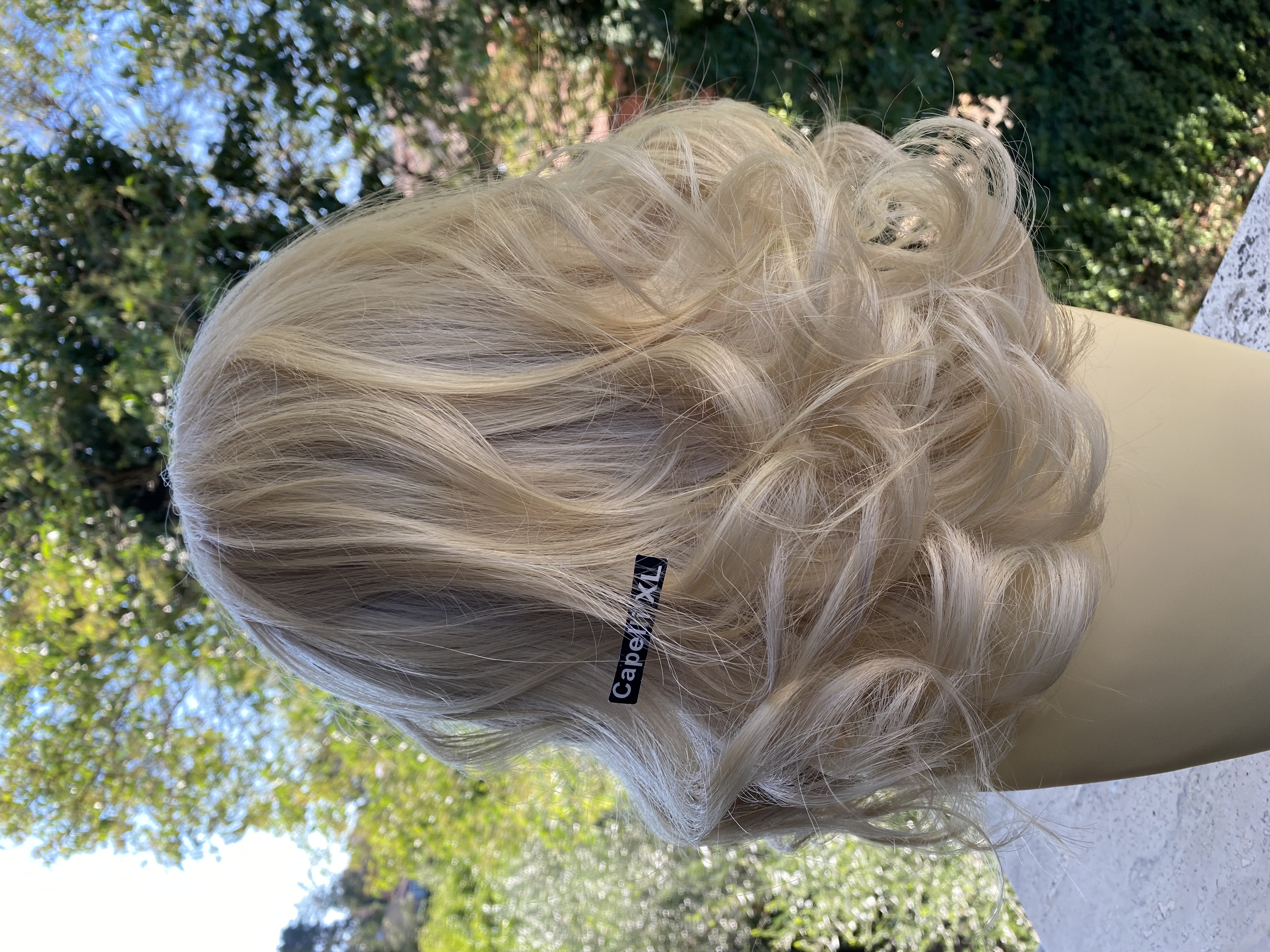 Parrucca Capelli veri remy biondo platino capelli europei