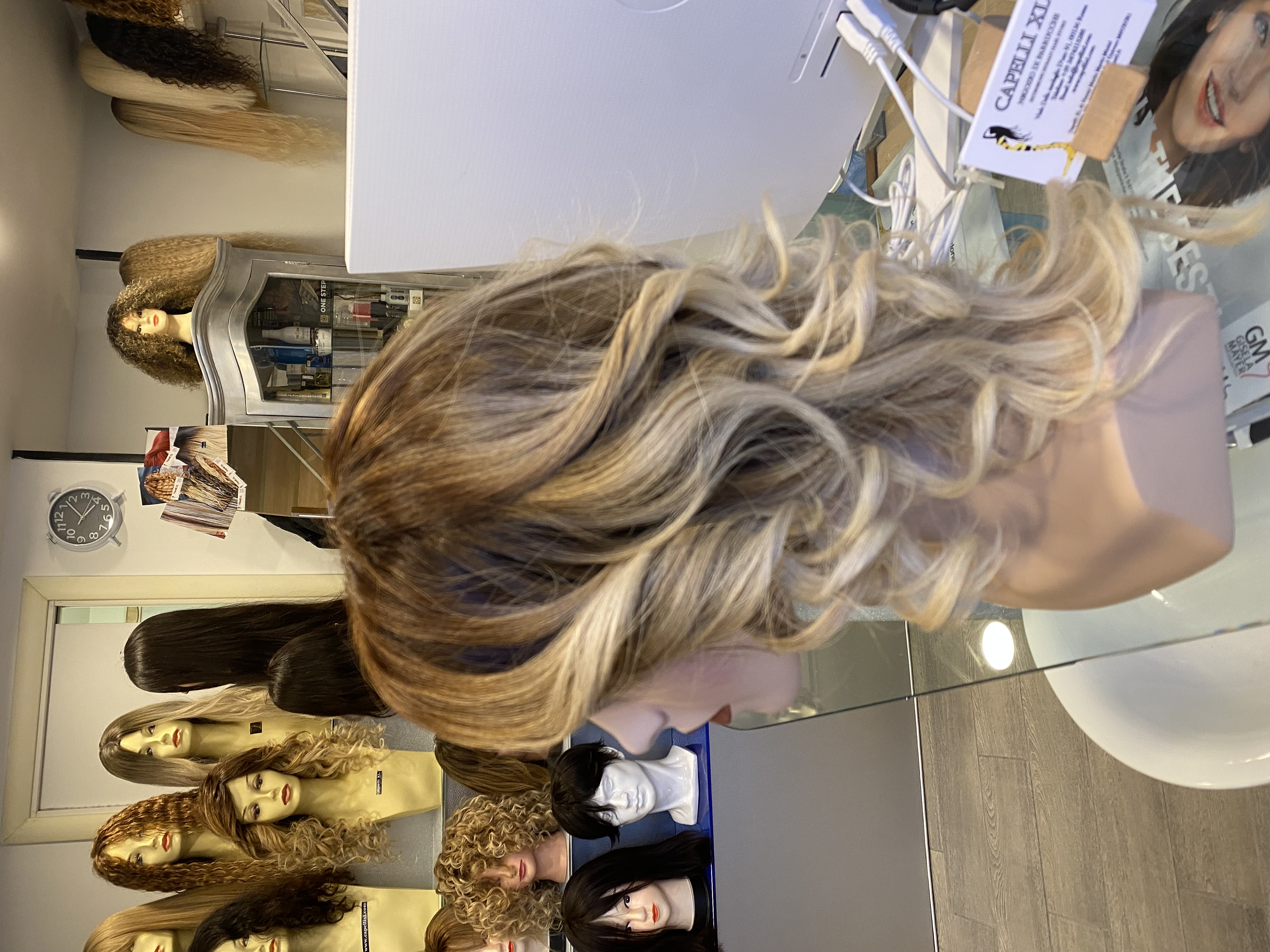 Parrucca capelli veri remy Capelli europei Colore biondo balayage platino con effetto ricrescita fatta su misura e colore personalizzato