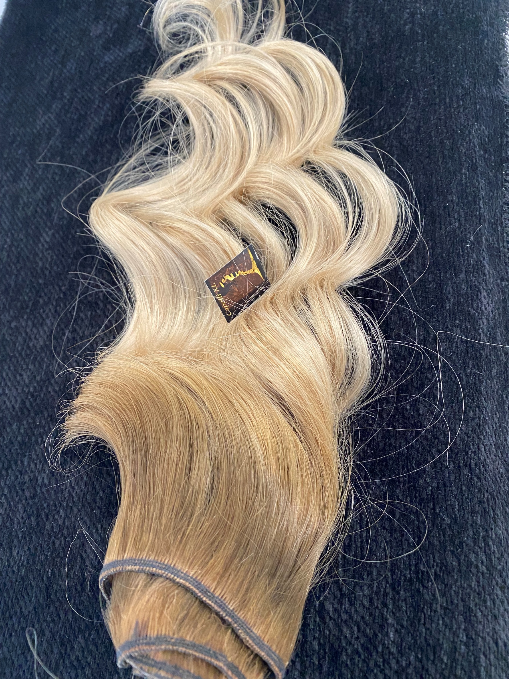 Tessitura capelli veri remy di origine europea con colore Balayage biondi matassa da 100 g lunghi da 30 fino a 90 cm 