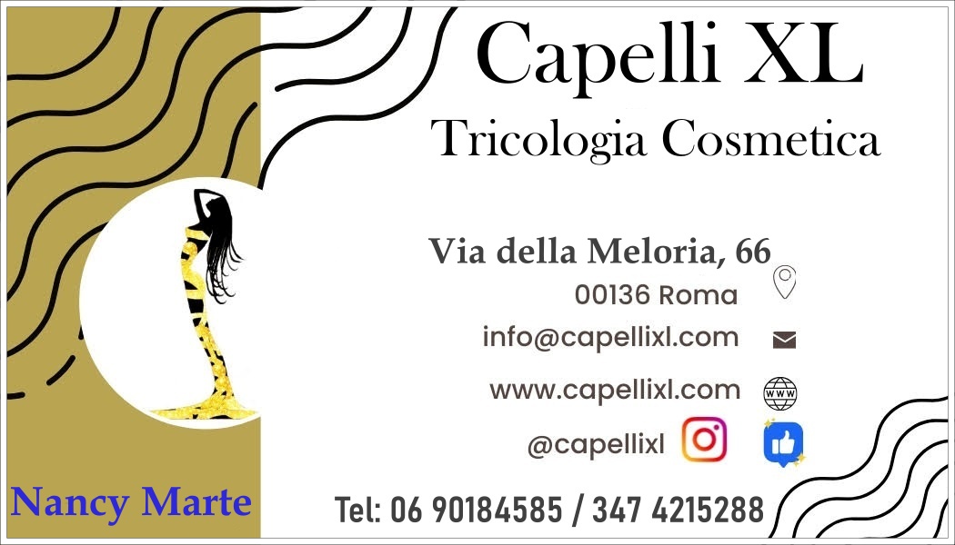 Biglietto da visita Capelli XL